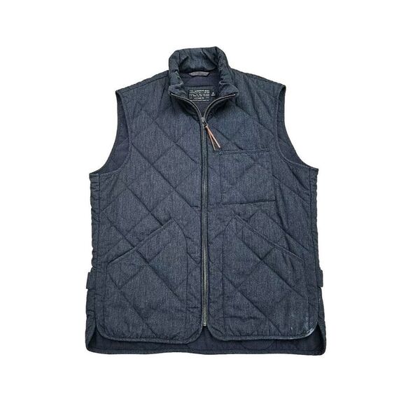J. Crew Other - J Crew Sussex Quilted Zip Vest Primaloft Insulated Gray Medium
